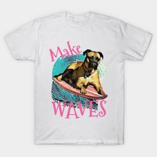 Make Waves Vintage-Look T-Shirt